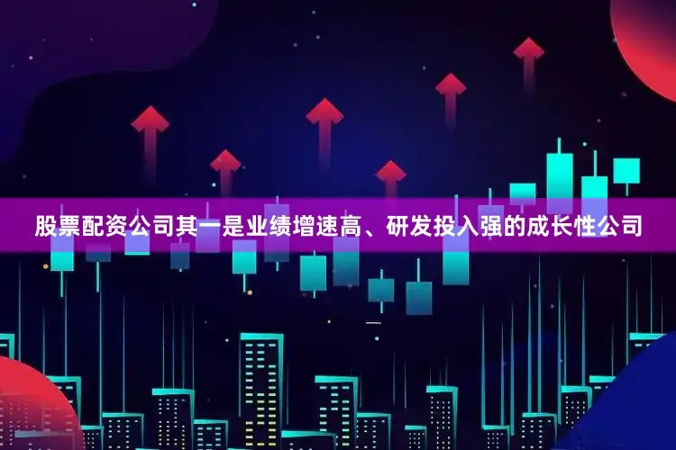股票配资公司其一是业绩增速高、研发投入强的成长性公司