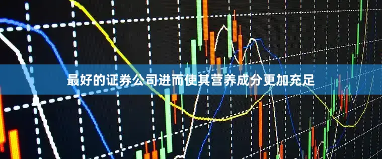 最好的证券公司进而使其营养成分更加充足